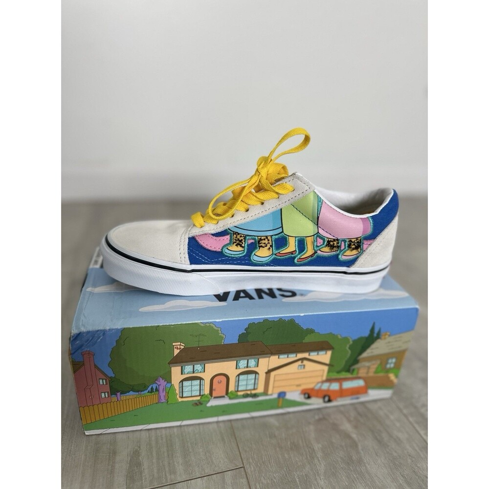Vans x The Simpsons Old Skool “The Bouviers” Men’s 4.5 * Women’s 6 * New W Tags - Picture 2 of 13